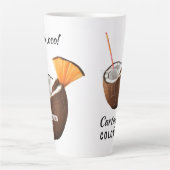 Benutzerdefinierter Name & Ort Coco Loco Milchtasse (Vorderseite)