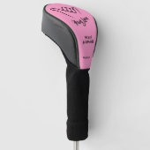 Benutzerdefinierter Name, Ort & Farbe Shaka Golf Headcover (angewinkelt)