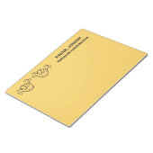 Benutzerdefinierter Name, Ort & Farbe Shaka Notizblock (angewinkelt)