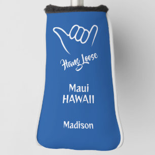 Benutzerdefinierter Name, Ort und Farbe Shaka Golf Headcover