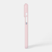 Benutzerdefinierter Name Pastellrosa iPhone-Hülle iPhone Hülle (Linke Seite)