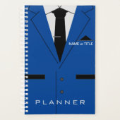 Benutzerdefinierter Name Planner Blue Anzug und Ne Planer (Vorderseite)