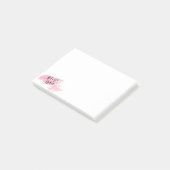 Benutzerdefinierter Name Post-it Klebezettel (angewinkelt)