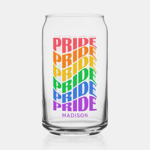 Benutzerdefinierter Name Pride Dosenglas