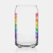 Benutzerdefinierter Name Pride Dosenglas (Links)