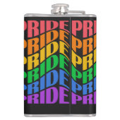 Benutzerdefinierter Name Pride Flachmann (Rückseite)