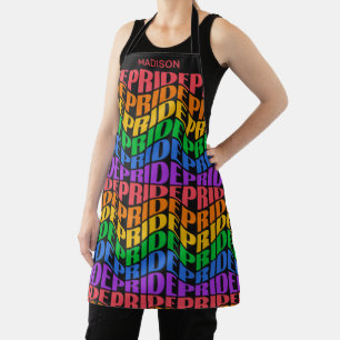Benutzerdefinierter Name Pride Schürze