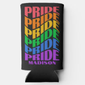 Benutzerdefinierter Name Pride Selters Dosenkühler (Rückseite)