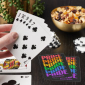 Benutzerdefinierter Name Pride Spielkarten (In Situ)