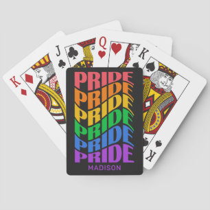Benutzerdefinierter Name Pride Spielkarten