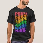 Benutzerdefinierter Name Pride T-Shirt (Vorderseite)