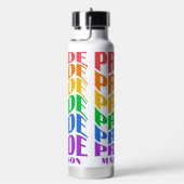 Benutzerdefinierter Name Pride Trinkflasche (rechts)
