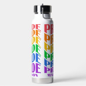 Benutzerdefinierter Name Pride Trinkflasche (Links)