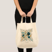 Benutzerdefinierter Name & QR-Code Business-Tote Tragetasche (Vorderseite (Produkt))