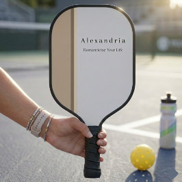 Benutzerdefinierter Name Romantisieren Sie Ihr Leb Pickleball Schläger