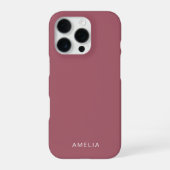 Benutzerdefinierter Name Rose Gold iPhone-Hülle  iPhone Hülle (Rückseite)