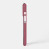 Benutzerdefinierter Name Rose Gold iPhone-Hülle  iPhone Hülle (Linke Seite)