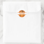 Benutzerdefinierter Name Runder Aufkleber (Tasche)