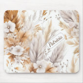 Benutzerdefinierter Name Rustikaler Moderner Bohem Mousepad (Vorne)