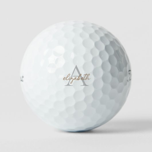 Benutzerdefinierter Name Simple Titleist Pro V1 Golfball (Vorderseite)