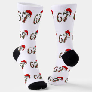 Benutzerdefinierter Name Six Seven Socks, Teenager Socken