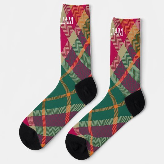 Benutzerdefinierter Name Socken (Linkes Detail)