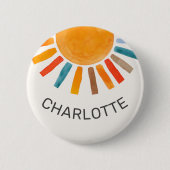 Benutzerdefinierter Name Sonne  Button (Vorderseite)