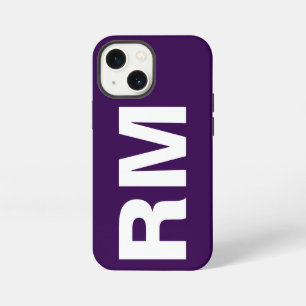 Benutzerdefinierter Name Stylisch Modern Elegant D iPhone 13 Mini Hülle