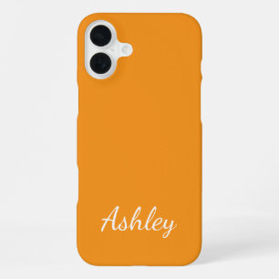 Benutzerdefinierter Name Stylisch Modern Elegant M iPhone 16 Plus Hülle