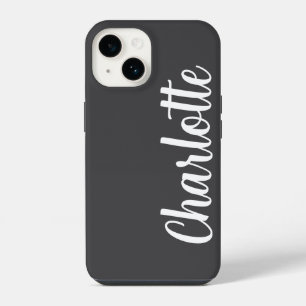 Benutzerdefinierter Name Stylisch Modern Minimal G iPhone 14 Hülle