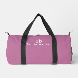 Benutzerdefinierter Name Stylisch Moderne Minimale Duffle Bag