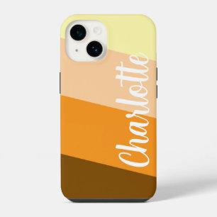 Benutzerdefinierter Name Stylisch Moderne Minimale iPhone 14 Hülle