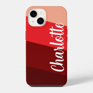 Benutzerdefinierter Name Stylisch Moderne Minimale iPhone 14 Hülle