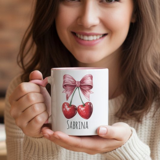 Benutzerdefinierter Name Süße Frucht Kaffeetasse