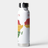 Benutzerdefinierter Name & Text Afrika Trinkflasche (Links)