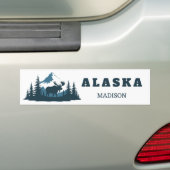Benutzerdefinierter Name & Text ALASKA Autoaufkleber (Auf Auto)