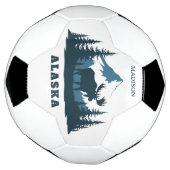 Benutzerdefinierter Name & Text ALASKA Fußball (Gedreht)