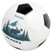Benutzerdefinierter Name & Text ALASKA Fußball (Dreiviertel)