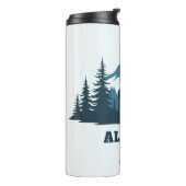 Benutzerdefinierter Name & Text ALASKA Thermosbecher (Nach links gedreht)