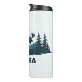 Benutzerdefinierter Name & Text ALASKA Thermosbecher (Nach rechts gedreht)