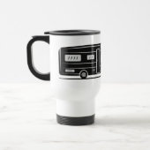 Benutzerdefinierter Name & Text Camper Van Reisebecher (Links)