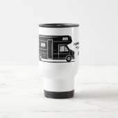 Benutzerdefinierter Name & Text Camper Van Reisebecher (Mittel)