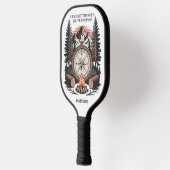 Benutzerdefinierter Name & Text Camping Pickleball Schläger (Links)