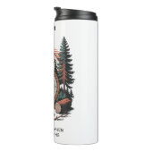 Benutzerdefinierter Name & Text Camping Thermosbecher (Nach rechts gedreht)