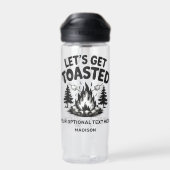 Benutzerdefinierter Name & Text Camping Trinkflasche (Rückseite)