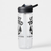 Benutzerdefinierter Name & Text Camping Trinkflasche (Links)