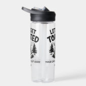 Benutzerdefinierter Name & Text Camping Trinkflasche (Rechts)