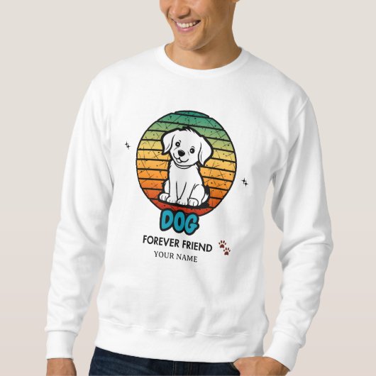 Benutzerdefinierter Name & Text editierbares T-Shi Sweatshirt (Vorderseite)