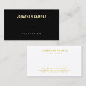 Benutzerdefinierter Name Text Einfache Vorlage Visitenkarte (Vorne/Hinten)