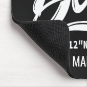 Benutzerdefinierter Name / Text & Farbe Berlin Koo Mousepad (Ecke)
